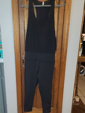 Women's FREE PEOPLE black jumpsuit Size Large